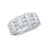 1.65ct 14k White Gold Diamond Baguette Lady's Ring