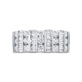 1.65ct 14k White Gold Diamond Baguette Lady's Ring