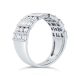 1.65ct 14k White Gold Diamond Baguette Lady's Ring