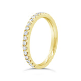 0.46ct 14k Yellow Gold Diamond Lady's Band