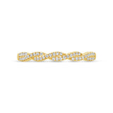 0.12ct 14k Yellow Gold Diamond Lady's Band Size 5