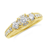 1.02ct 14k Yellow Gold Diamond Engagement Ring