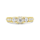 1.02ct 14k Yellow Gold Diamond Engagement Ring
