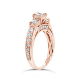 1.02ct 14k Rose Gold Diamond Engagement Ring