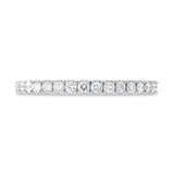 0.43ct 14k White Gold Diamond Lady's Band Size 4.5