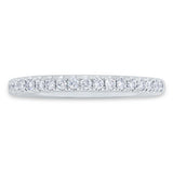 0.25ct 18k White Gold Diamond Lady's Band Size 6.25