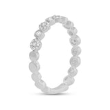 0.22ct 14k White Gold Diamond Lady's Band