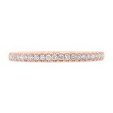 0.19ct 14k Rose Gold Diamond Lady's Band Size 9