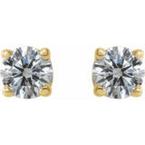 14K Yellow 1/4 CTW Natural Diamond Stud Earrings