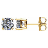 14K Yellow 1 1/2 CTW Natural Diamond Stud Earrings