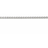 Sterling Silver 1.3 mm Diamond-Cut Box Chain by the Inch