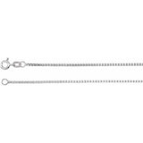 Sterling Silver 1.3 mm Diamond-Cut Box 16" Chain