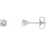14K White Gold 1/2 CTW Natural Diamond Cocktail-Style Earrings