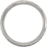 Titanium & 18K Yellow Gold-Plated Inlay 7 mm Beveled-Edge Band Size 8.5