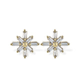 14KT Gold Diamond Earrings