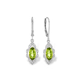 14KT Gold Peridot Earrings