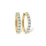 14KT Gold Diamond Earrings
