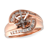 14KT Gold Semi-Mount Engagement Ring