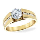 14KT Gold Diamond Semi-Mount Engagement Ring