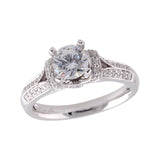 14KT Gold Diamond Semi-Mount Engagement Ring