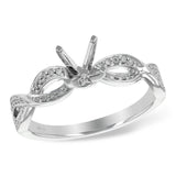 14KT Gold Semi-Mount Engagement Ring