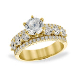 14KT Gold Diamond Semi-Mount Engagement Ring