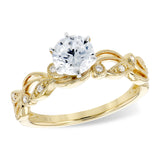 14KT Gold Diamond Semi-Mount Engagement Ring