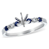 14KT Gold Semi-Mount Engagement Ring