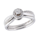 14KT Gold Two-Piece Wedding Set