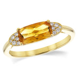 14KT Gold Ladies Citrine Fashion Ring