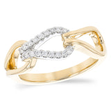 14KT Gold Ladies Diamond Fashion Ring