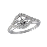 14KT Gold Semi-Mount Engagement Ring