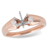 14KT Gold Semi-Mount Engagement Ring
