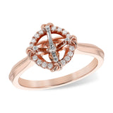 14KT Gold Diamond Semi-Mount Engagement Ring