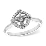 14KT Gold Semi-Mount Engagement Ring