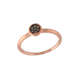 14KT Gold Ladies Brown Diamond Fashion Ring