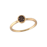 14KT Gold Ladies Brown Diamond Fashion Ring