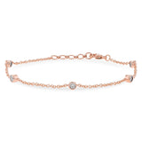 14KT Gold Diamond Bracelet