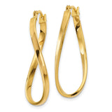 14k Small Twisted Earrings