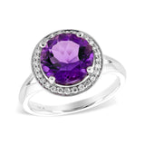 14KT Gold Ladies Amethyst Fashion Ring