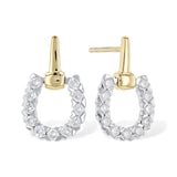 14KT Gold Diamond Earrings