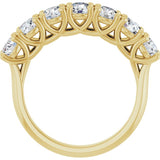 14K Yellow 1 5/8 CTW Lab-Grown Diamond Anniversary Band