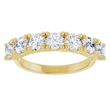 14K Yellow 1 5/8 CTW Lab-Grown Diamond Anniversary Band