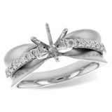 14KT Gold Semi-Mount Engagement Ring