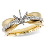 14KT Gold Semi-Mount Engagement Ring