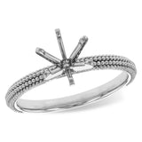 14KT Gold Semi-Mount Engagement Ring