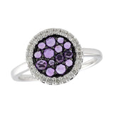 14KT Gold Ladies Amethyst Fashion Ring