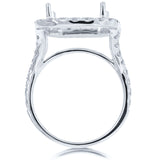 1.46ct 18k White Gold Diamond Semi-mount Ring
