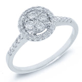 0.37ct 14k White Gold Diamond Lady's Ring