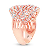 1.76ct 14k Rose Gold Diamond Lady's Ring